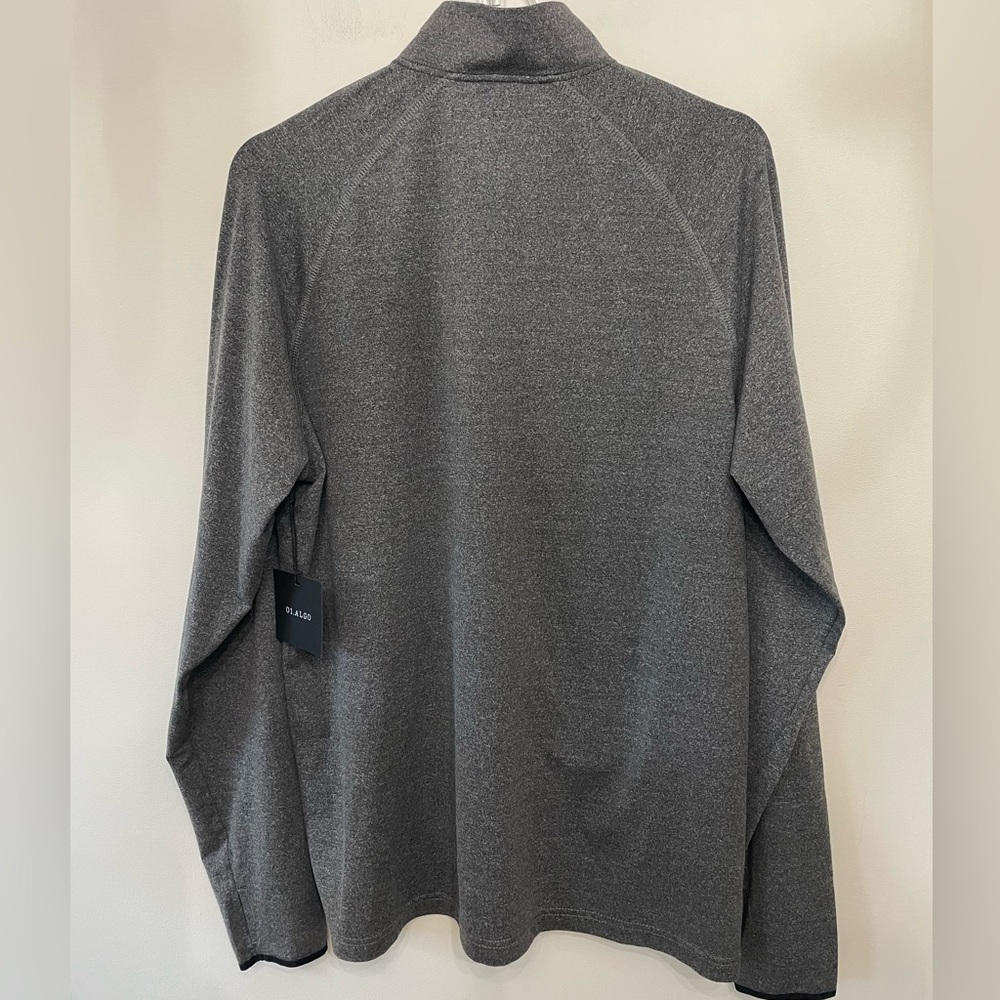 Nwt 01.Algo Performance 1/4 Zip Pullover Gray Ath… - image 6